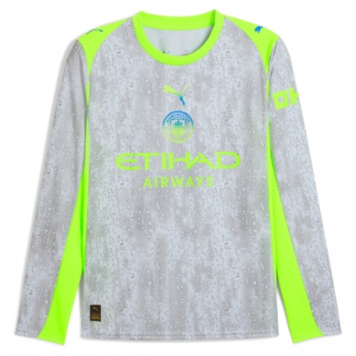 Maglia Manchester City Terzo 2025-26 Maniche Lunghe - Uomo Maglia Manchester City Terzo 2025-26 Maniche Lunghe - Uomo